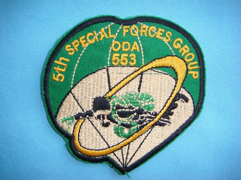 VIETNAM WAR PATCH, US 5th SPECIAL FORCES  OPERATION DETACHMENT ODA -553