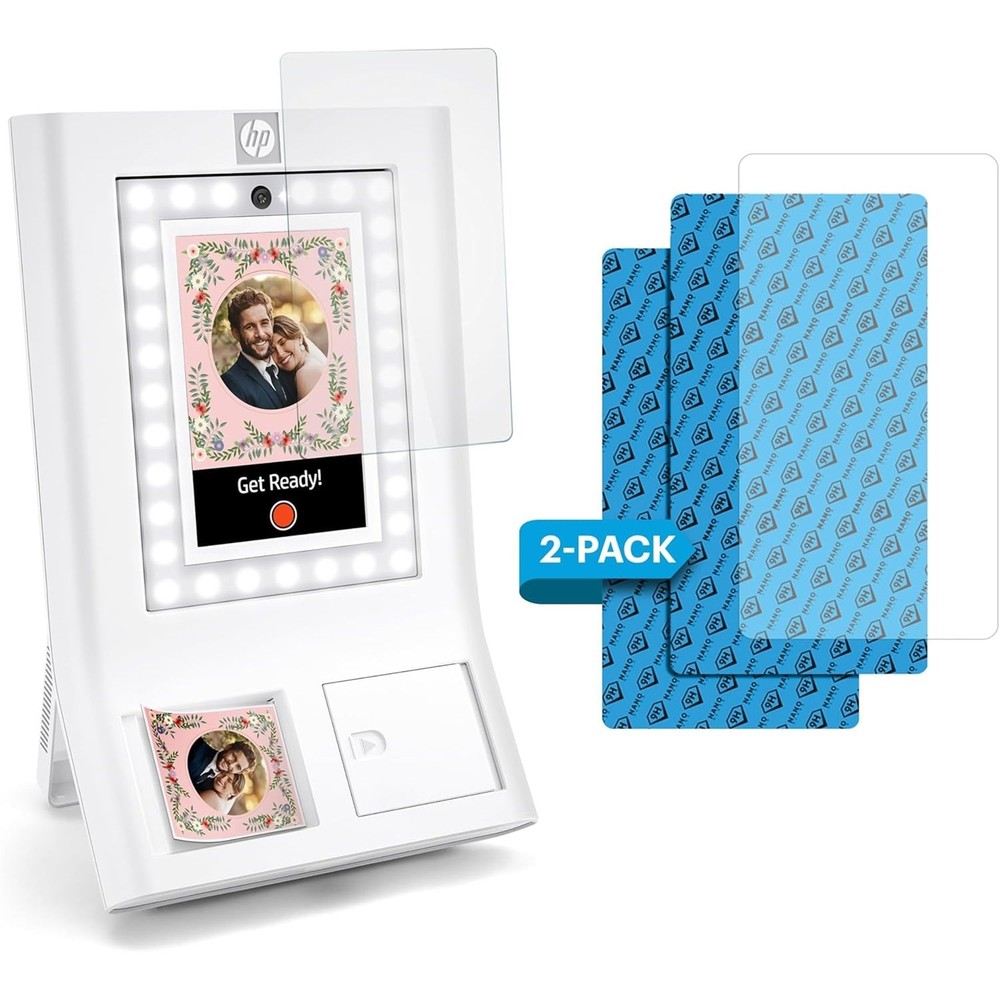 HP Sprocket Photobooth Screen Protector, 9H High-Transparency, Scratch-Resistant