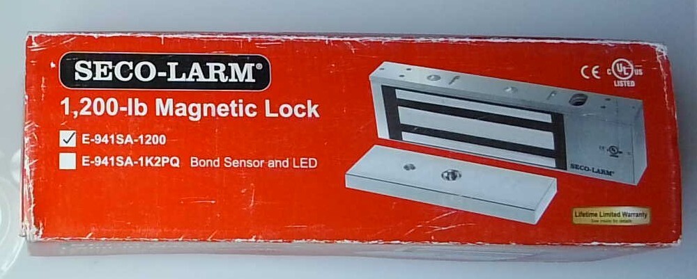 Seco-Larm  E-941SA-1200 Electromagnetic Lock 1200 Lb. Holding Force