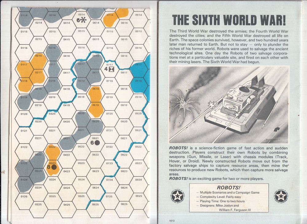 Robots! A Task Force Game TFG1013 1980