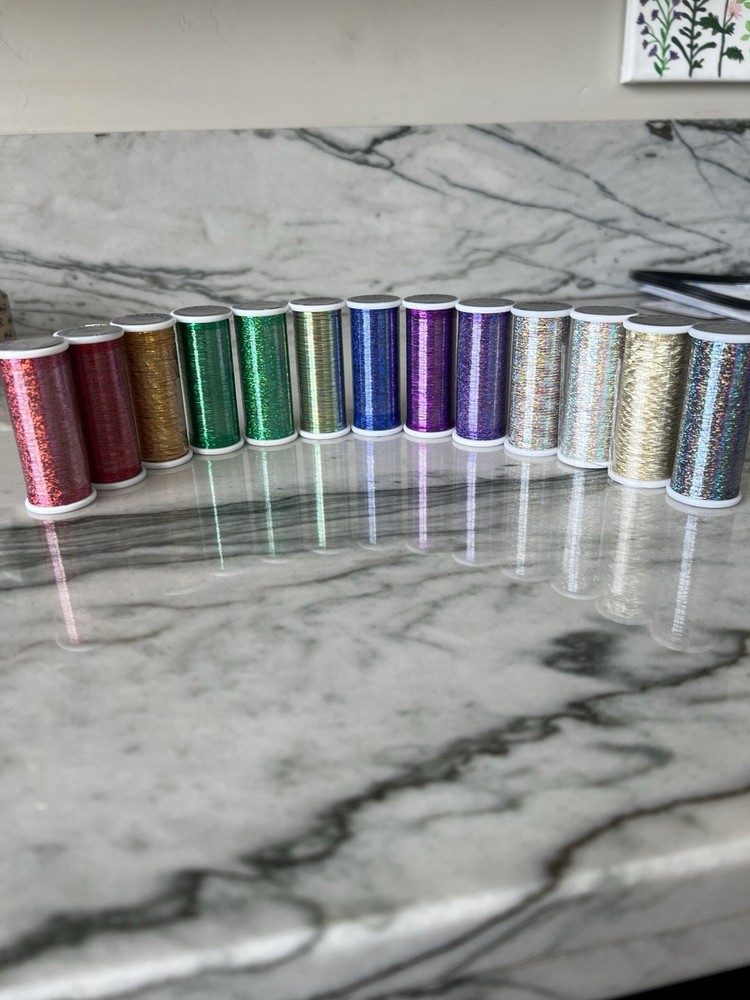 New Superior Threads Glitter Thread Metallic 13 Assorted Colors￼