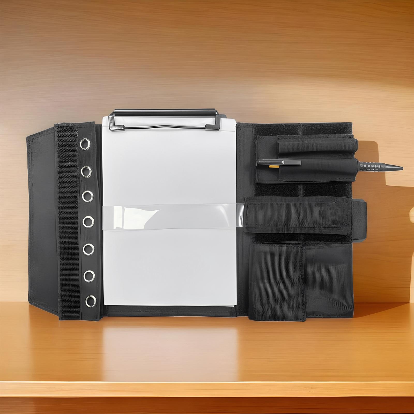 Pilot Kneeboard 7-Slots Knee Writing Board with Leg Strap Clipboard amicable