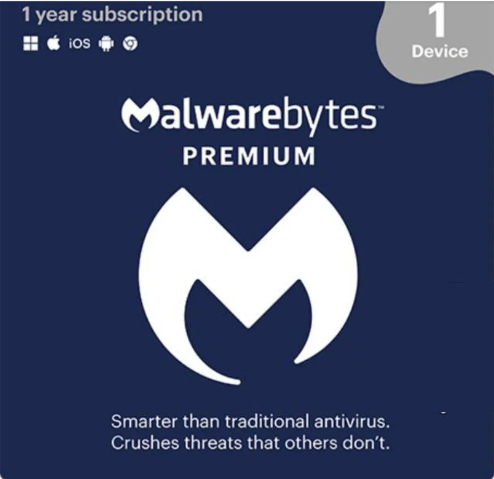 Malwarebytes Premium 2026 - 1 Year 1 PC