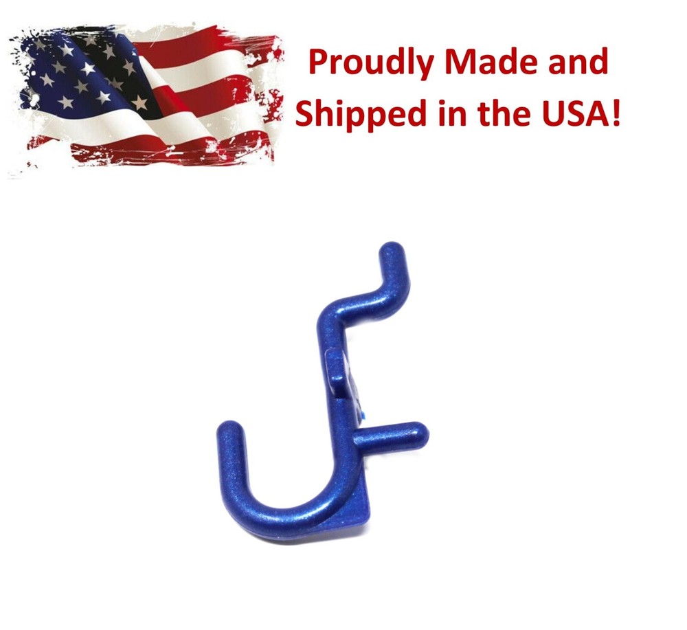 Plastic Blue J Hook Peg Board Hook Kit Tool Storage Craft Hooks Pick A Pack