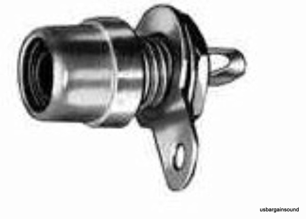 (8 PACK) SWITCHCRAFT 3501FPX RCA Chassis Panel Mount Jack - Front Mount - USA