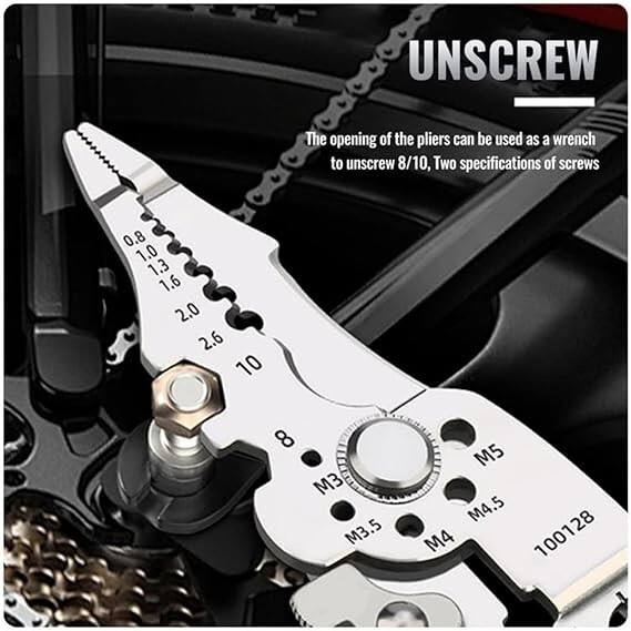 AdjustableUpgradeWireStripperCrimper Cable CutterMultifunctional Crimping Pliers