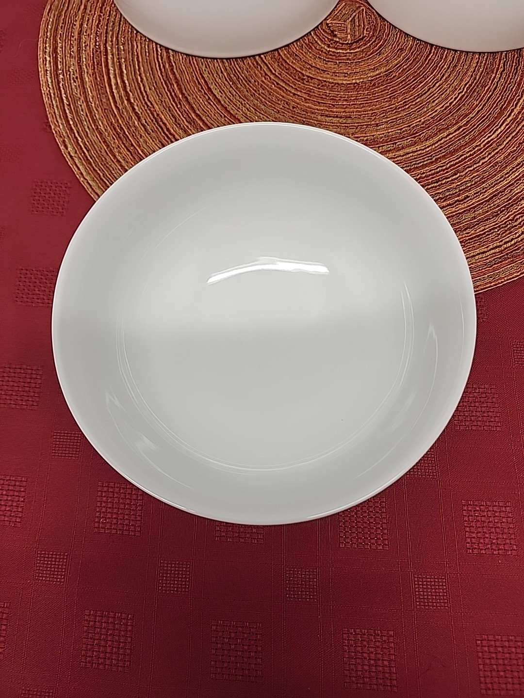 Fitz & Floyd Everyday White Coupe Soup/Cereal Bowls Set Of 3 6 ¼”