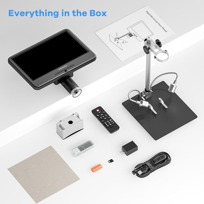 10.1'' LCD Coin Digital Microscope Full View for Error Coins Soldering Camera