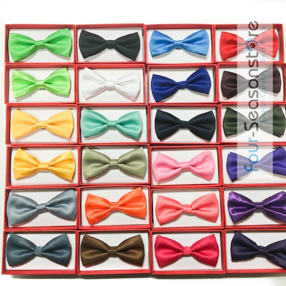24 Plain Colors Style Children Toddler Baby Child under Age of 6 kid 1x bow tie