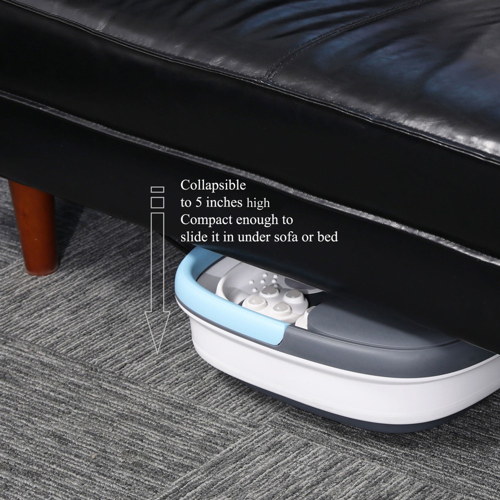 Carepeutic Collapsible Automatic Foot Spa Massager with Remote Controller KH309