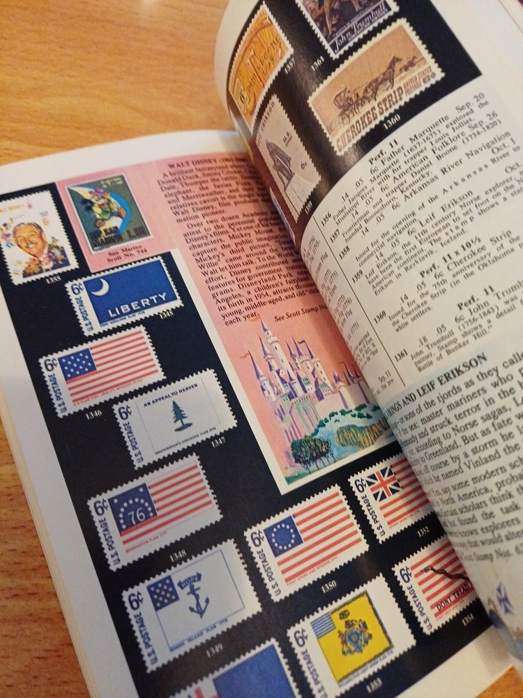 Stamps & Stories 1975 US Postage Stamp Value Book History Told In Stamps BOOK