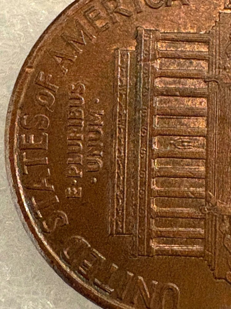 1990 no mint mark penny with multiple errors