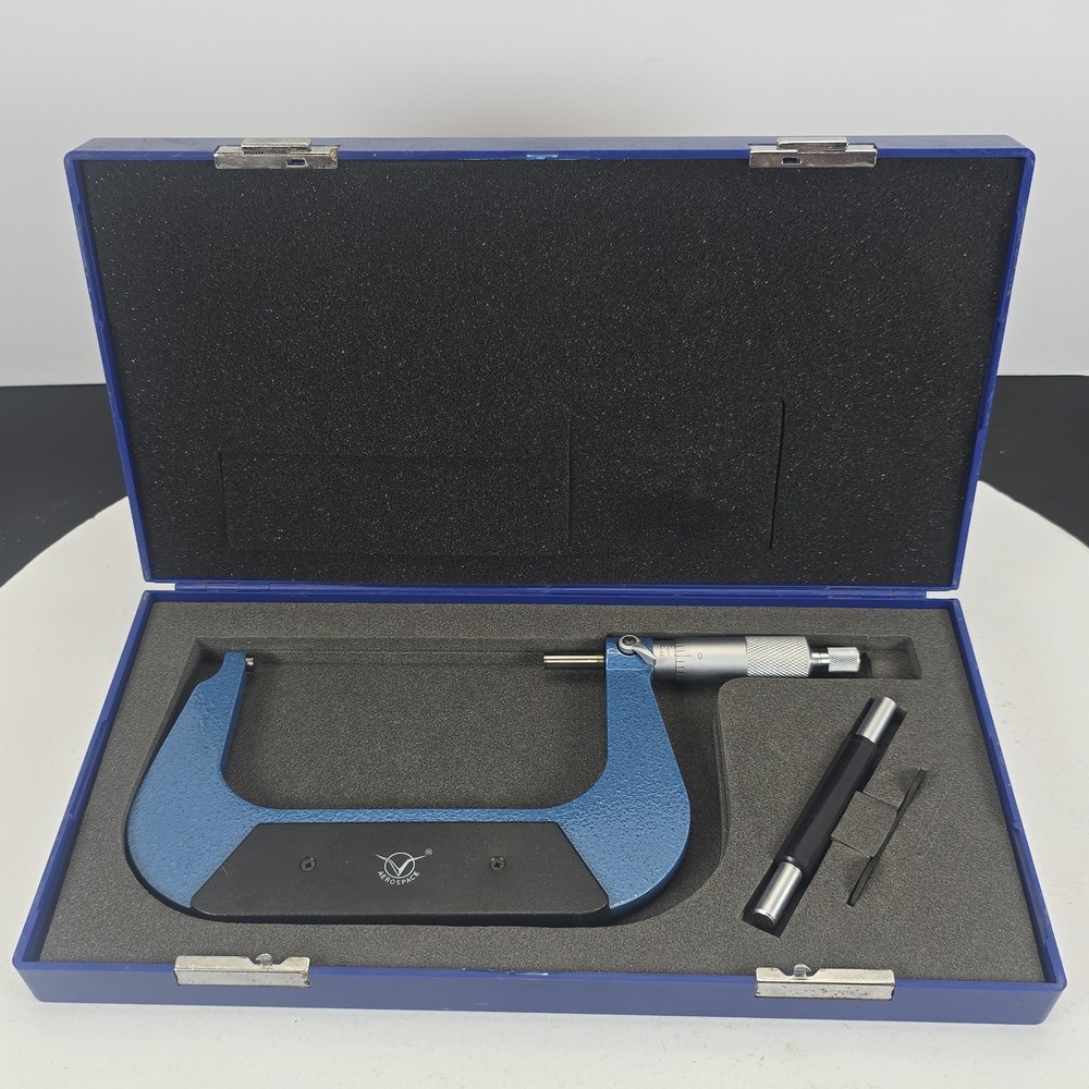 AEROSPACE 4-5"x0.0001" Solid Metal Frame Outside Micrometer w/Case