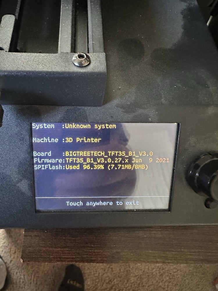 BIQU 3D Printer FDM Touchscreen BIGTREETECH TFT35_B1_V3.0 On-Printer Controls