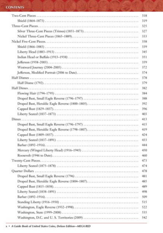 Mega Red A Guide Book of United States Coins Deluxe 10th Edition Softcover