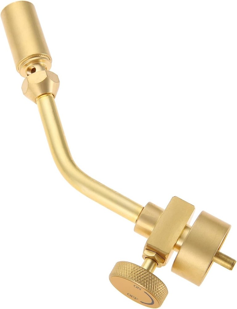 Upgraded Brass Propane Torch Head with Flame Control - 1350°C Max Temperature