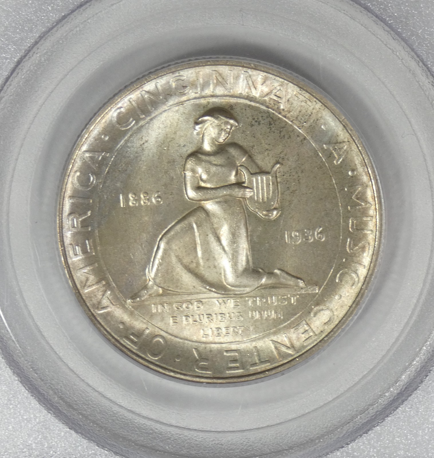 1936 Cincinnati Music Center Commemorative Silver Half Dollar PCGS MS 65