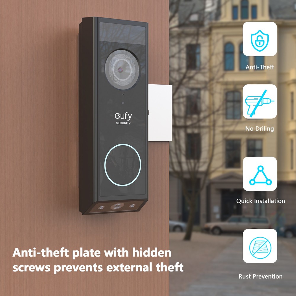 Doorbell security bracket For eufy Doorbell E340