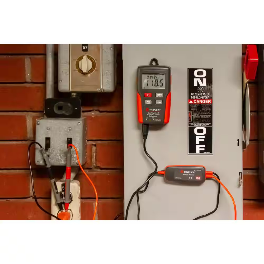 Dual Input True RMS AC Voltage/Current Datalogger