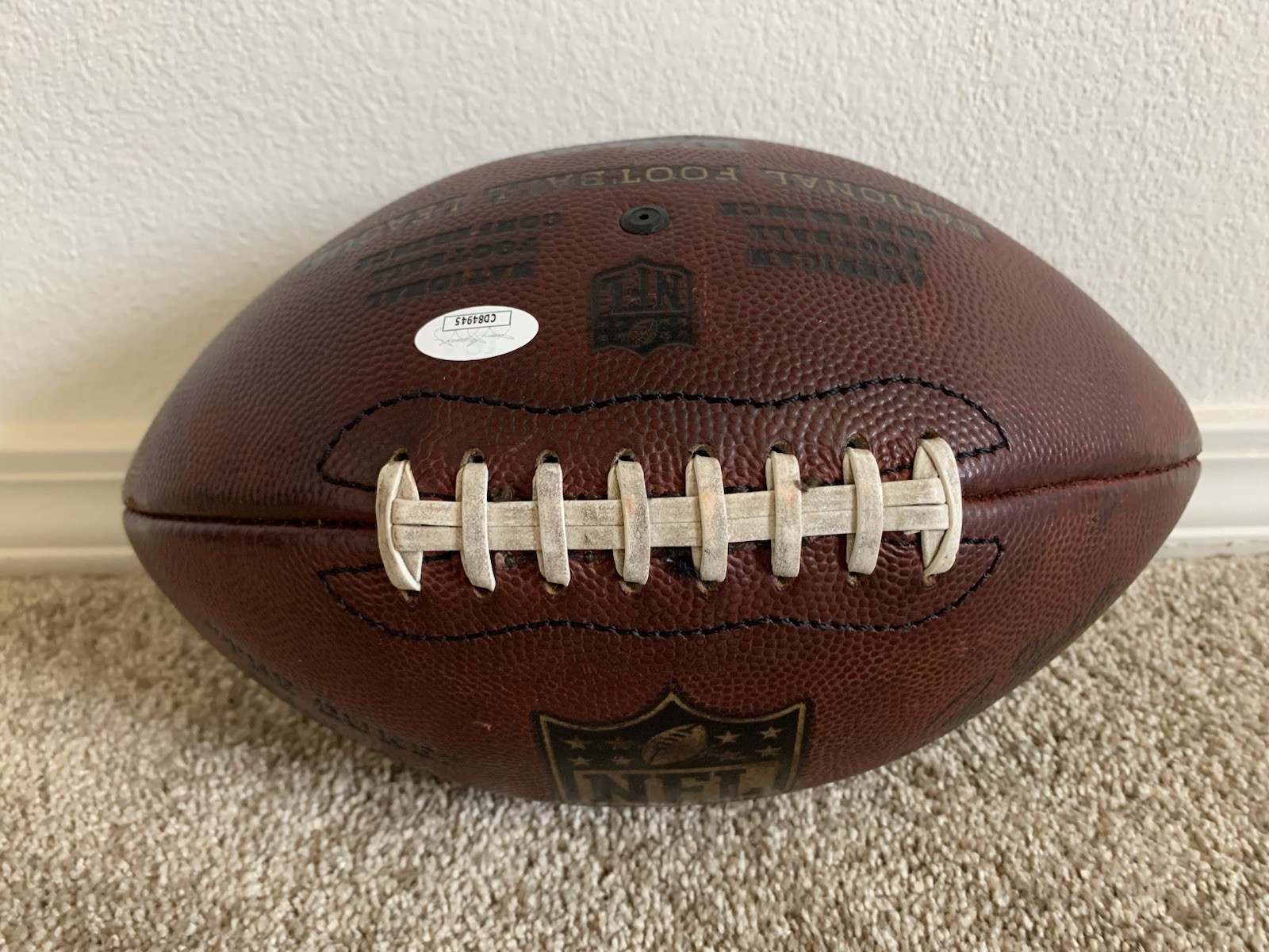 Minnesota Vikings NFL Game Ball, Auto’ed By Adrian Peterson, Jsa Coa