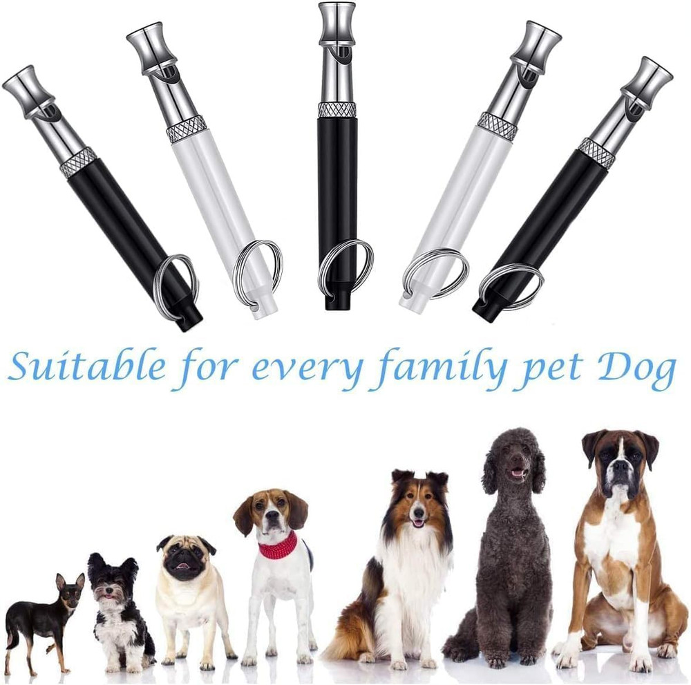 Ultrasonic Dog Whistle 2-Pack for Bark Control and Training