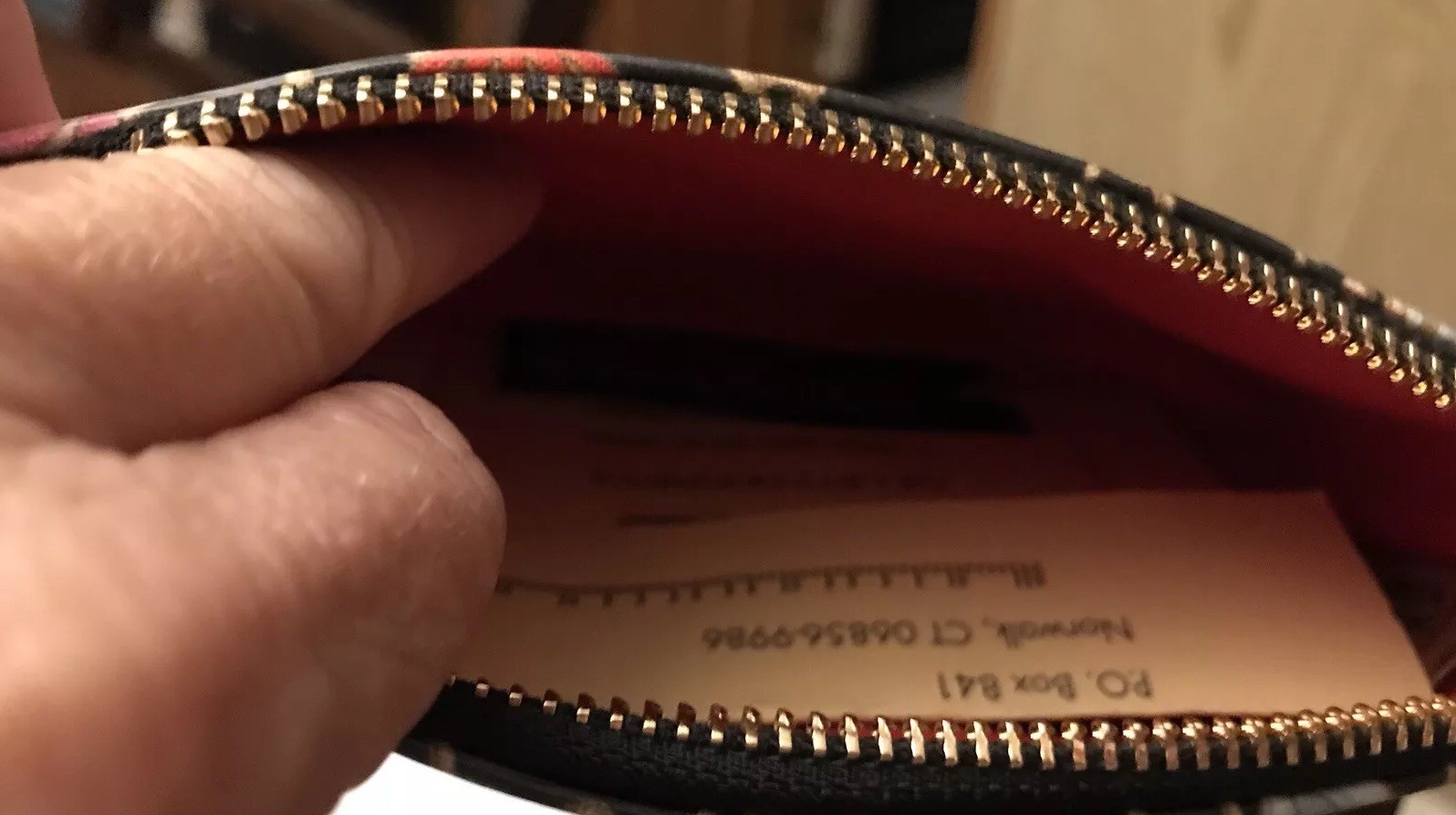 Disney Dooney and & Bourke Black Charms Cosmetic Bag Cheshire Castle Carriage