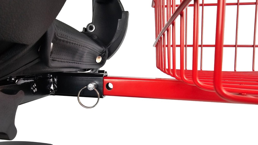 Large Rear Basket For Mobility Scooters - RED