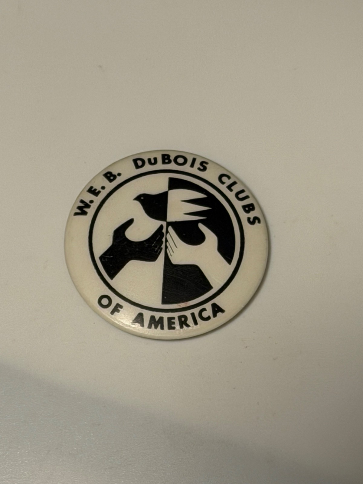 W.E.B. DuBois Clubs Of America political cause pin