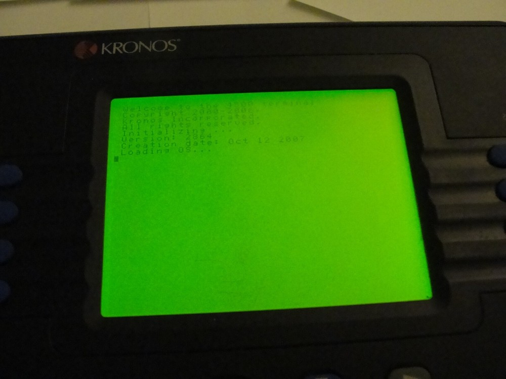 🔥 KRONOS 4500 Digital Badge Time Clocks, Terminal Nice