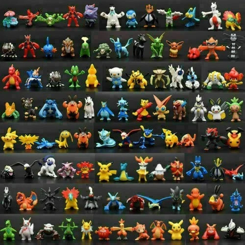 144 Pokemon Mini Figure Toys Pikachu Action Figures | Kids Gift |Party Favors|
