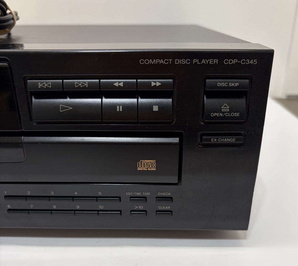 Sony CDP-C345 5 Disc Carousel CD Compact Disc Changer