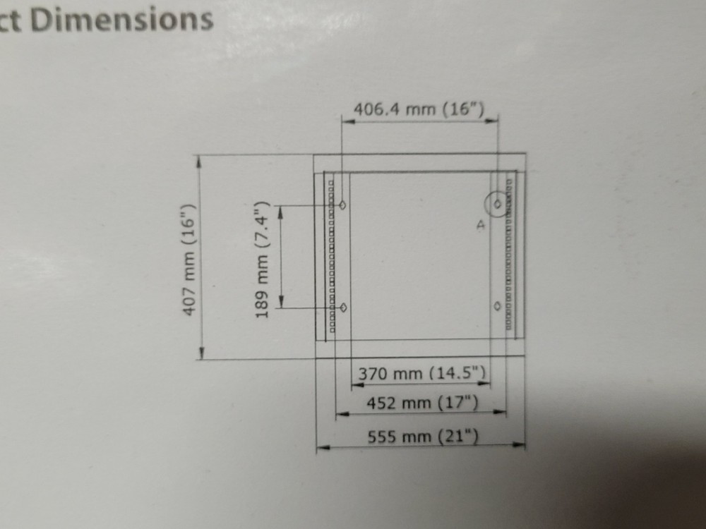 StarTech 6U 22in Depth Hinged Open Frame Wall Mount Server Rack
