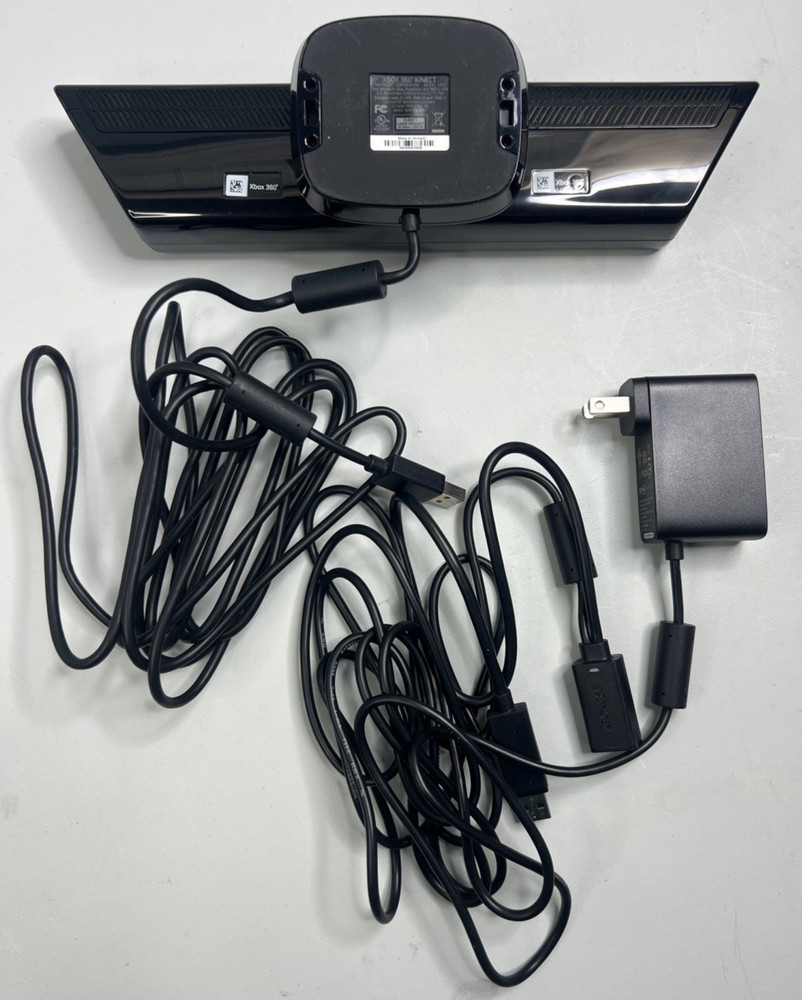 Microsoft Xbox 360 Kinect Motion Sensor Bar with Manual and Box