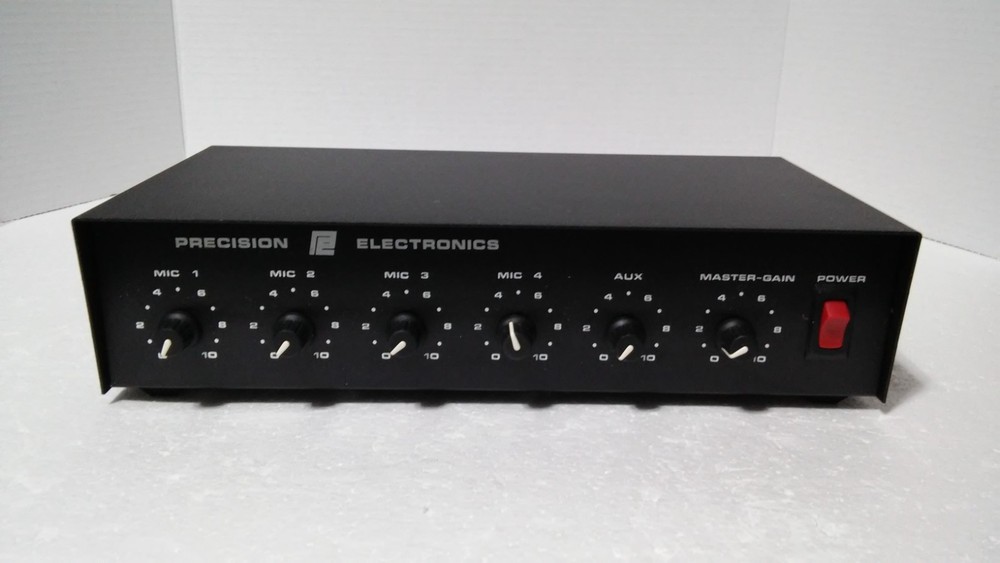 Precision Electronics Inc Preamplifier Mixer Model ST 4 Unit.