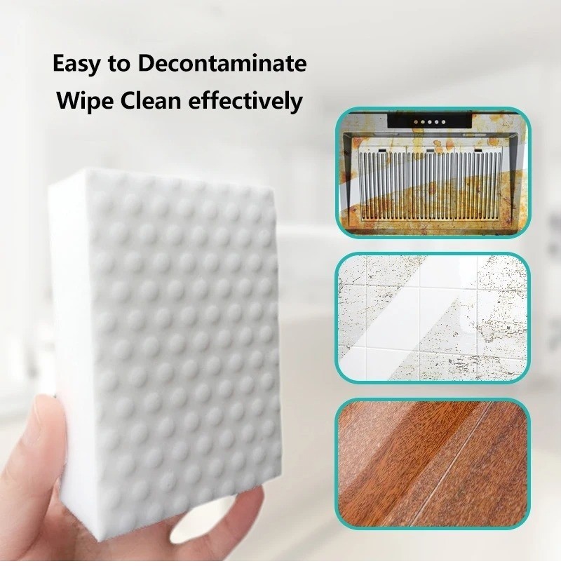 20Pc Cleaning Melamine Sponge Double Compressed High Density Magic Sponge Eraser