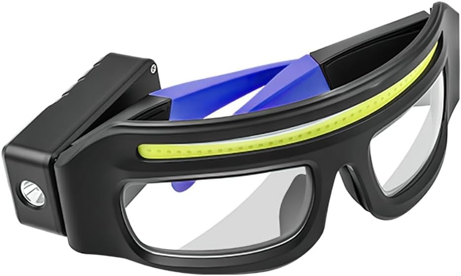 ChargingLEDglassesheadlightmotionsensorandtouchcontrol 5modeshands-free lighting