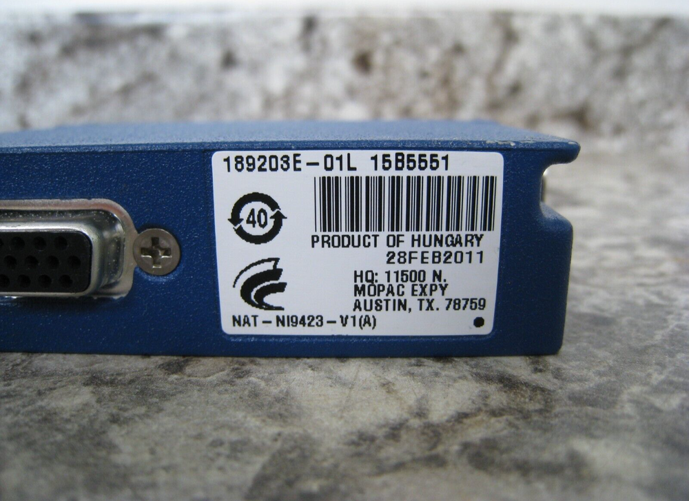 National Instruments NI 9423 8-Ch 24V High Speed Sinking Digital Input Module