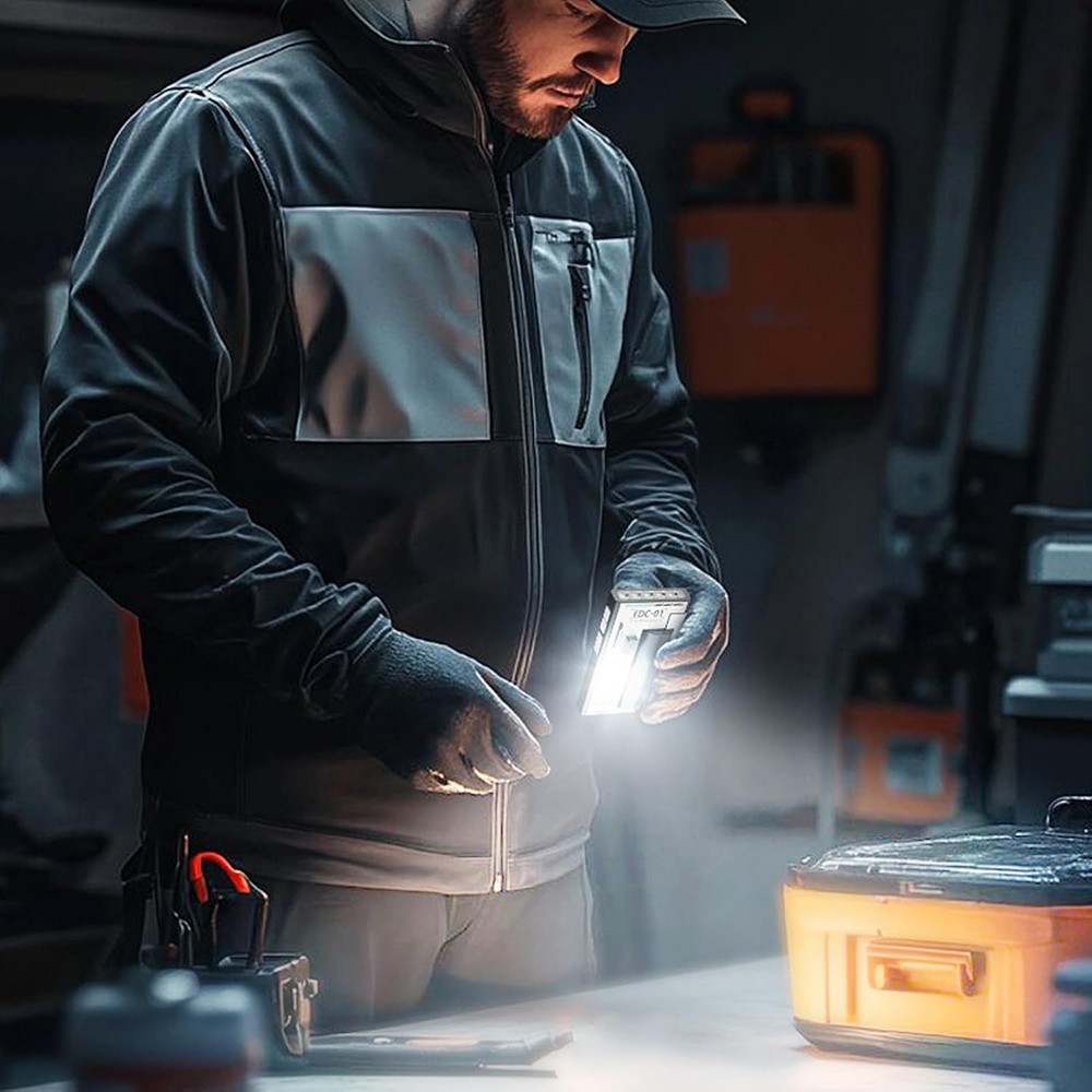 Mini Flashlight Rechargeable LED Small Flashlight Pocket Light EDC Work Light