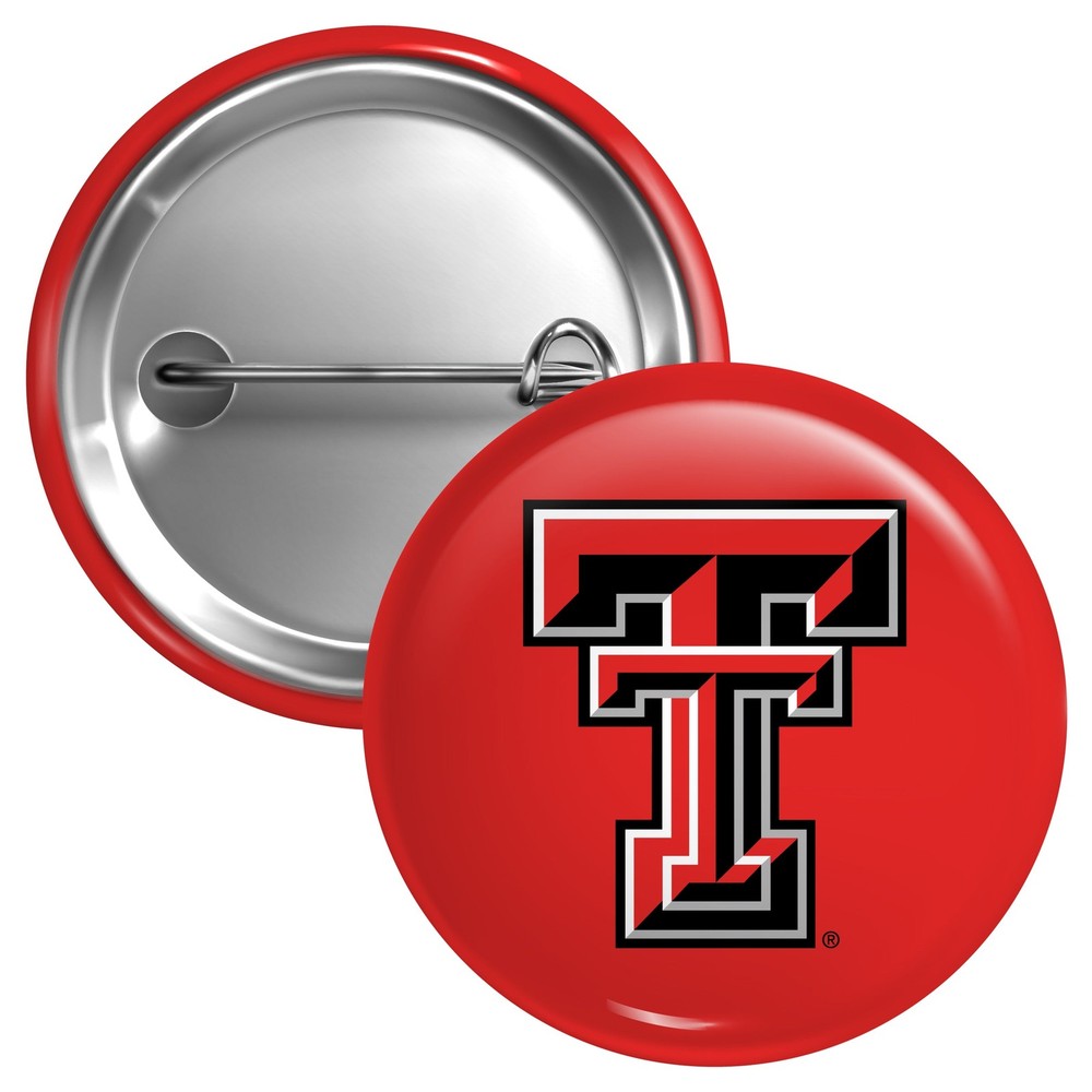 Texas Tech Red Raiders Button Pin - 3 Size Options