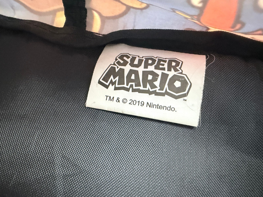 Nintendo Super Mario Kids School Backpack W/ Adjustable Straps- Multi Colored