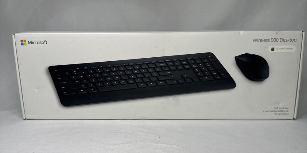 Microsoft Wireless Desktop 900 Keyboard Mouse Combo PT3-00001 Black