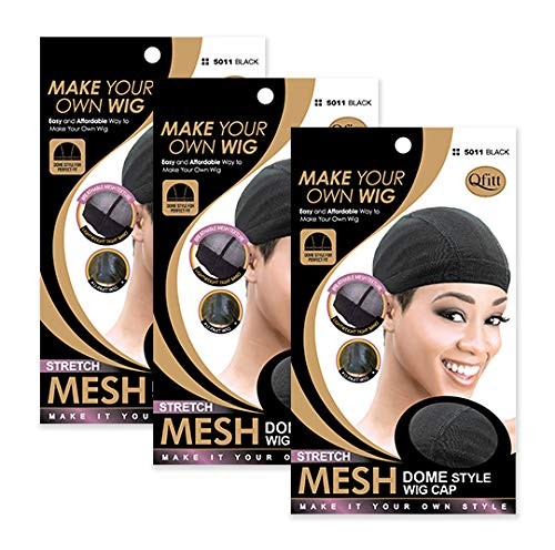 (3 Pack)  Mesh Dome Style Wig Cap #5011