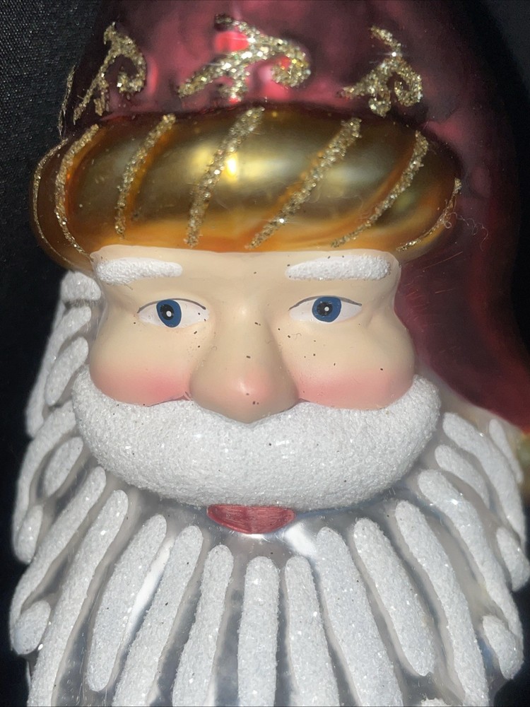 2 “moon” Shaped Santa’s Dillards Trimmings