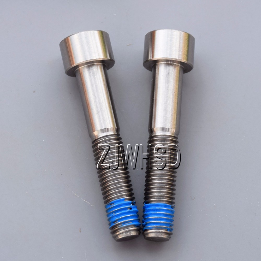2pcs M9 x 1.25 x 50 Titanium Ti Screw Bolt Allen Hex Socket Cap Head +ThreadLock