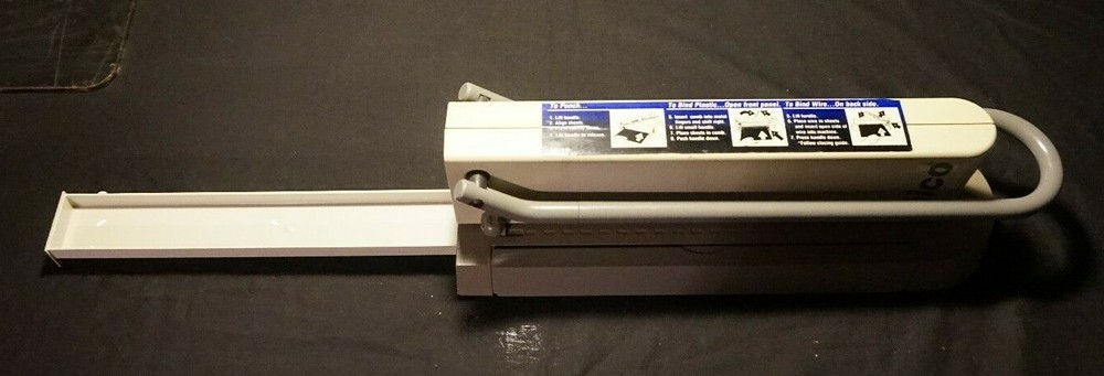 Ibico Brand Model EB-19 Plastic & Wire Heavy Duty Binding Machine