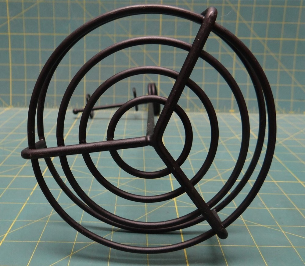 Round Metal Tabletop Restaurant Condiment Menu Holder Caddy