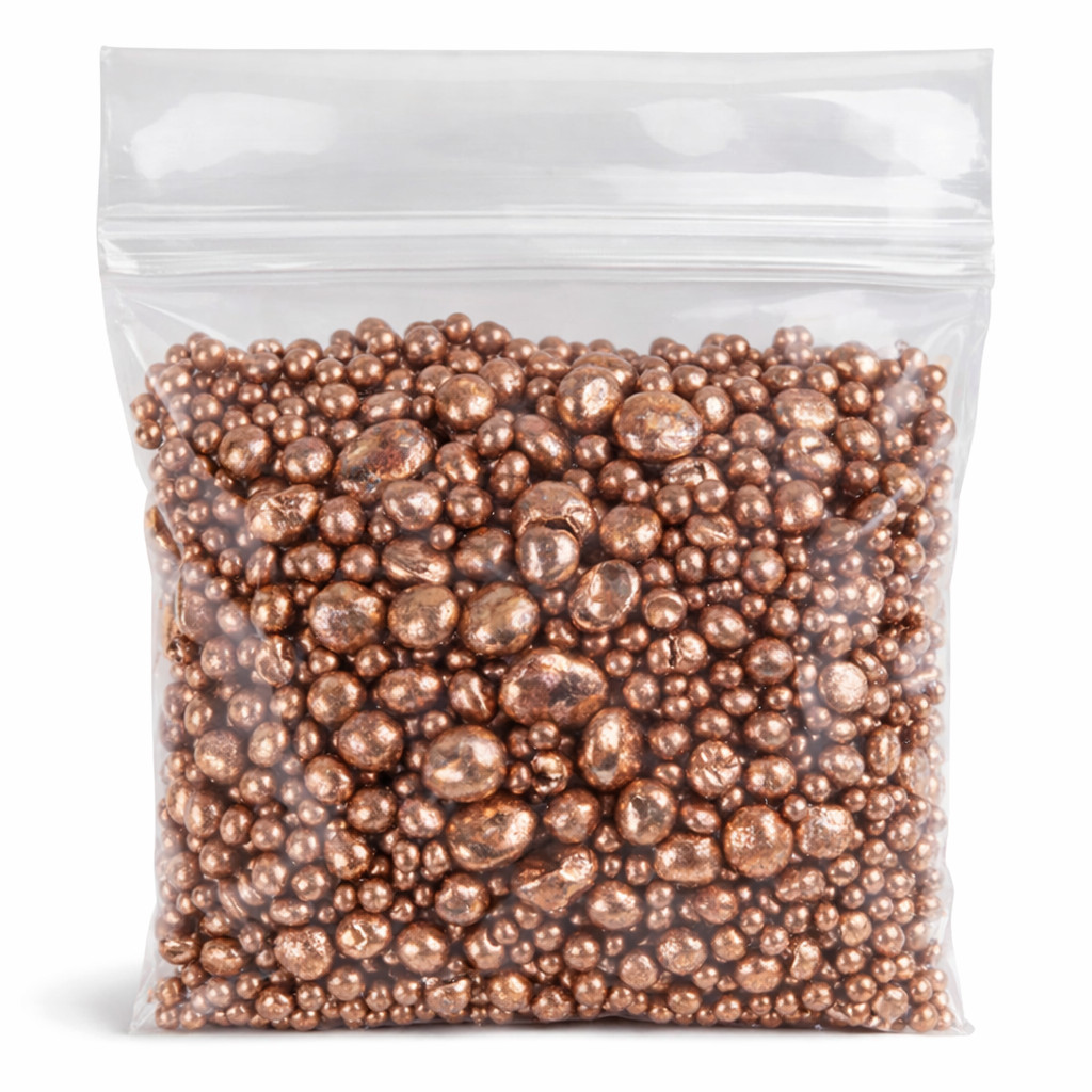 1 LB 99.9% Pure Copper Shot Alloying Metal Sterling Silver Casting Refining