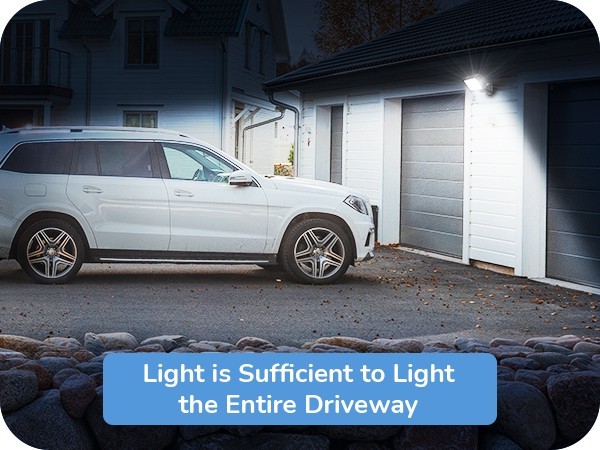 EDISHINE 2-Pack 73W LED Flood Light, Super Bright 10000LM 5000K Outdoor Security