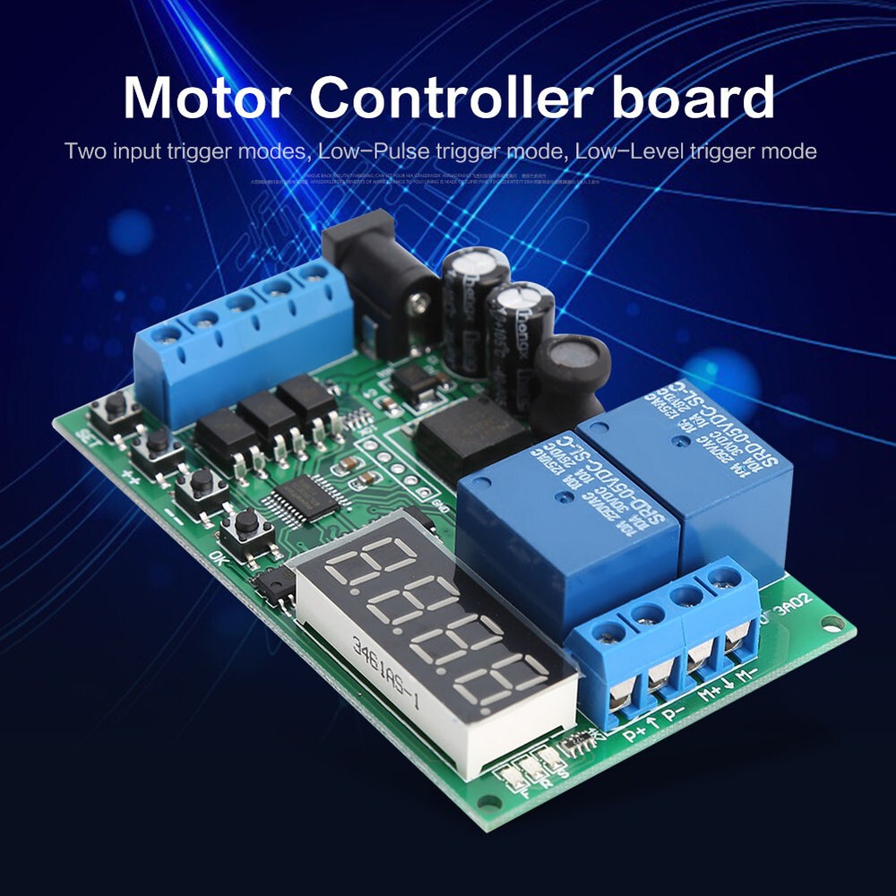 5V-24V Motors Forward / Reverse Controller Timing Delay Time Cycles Relay New