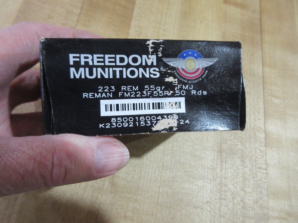 Freedom Munitions Empty .223 Rem Box